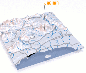3d view of Jaghān