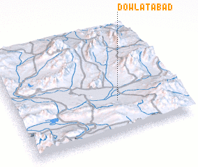 3d view of Dowlatābād