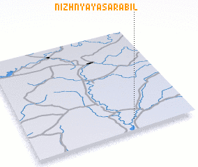 3d view of Nizhnyaya Sarabil\