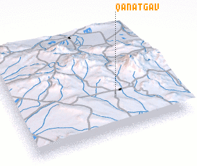 3d view of Qanāt Gāv