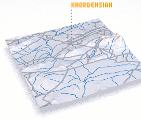 3d view of Khordeh Sīāh