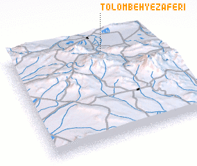 3d view of Tolombeh-ye Z̄āferī