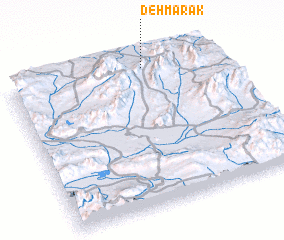 3d view of Deh Mārak