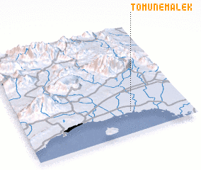 3d view of Tomūn-e Malek