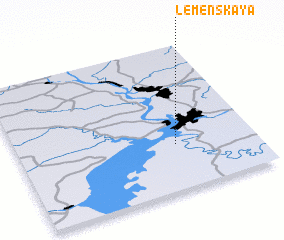 3d view of Lemenskaya