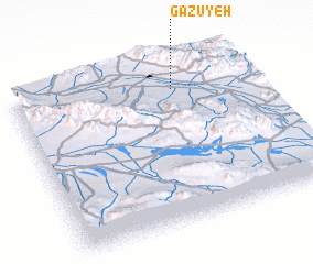 3d view of Gazūyeh