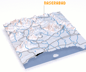 3d view of Nāşerābād
