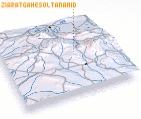 3d view of Zīāratgāh-e Solţān \