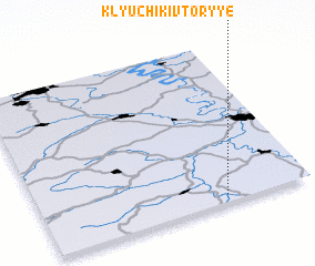 3d view of Klyuchiki Vtoryye