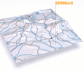 3d view of Deh Ḩājjī