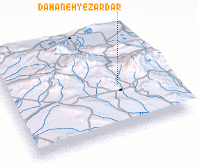 3d view of Dahaneh-ye Zārdār