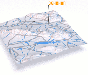 3d view of Deh Khān