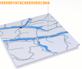 3d view of Verkhnyaya Chernorechka