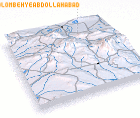 3d view of Tolombeh-ye ‘Abdollāhābād