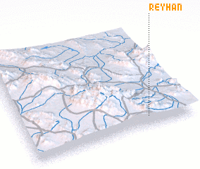 3d view of Reyḩān