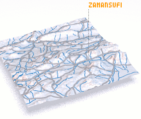 3d view of Zamān Şūfī