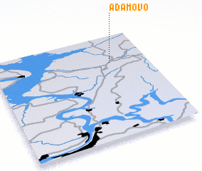 3d view of Adamovo