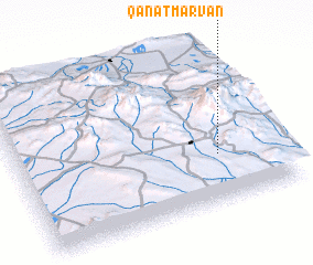 3d view of Qanāt Marvān