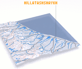 3d view of Ḩillat ash Shaykh