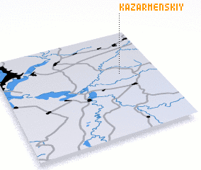 3d view of Kazarmenskiy