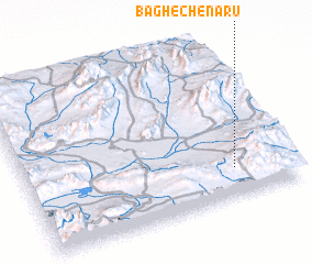 3d view of Bāgh-e Chenārū