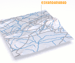 3d view of Eskandarābād