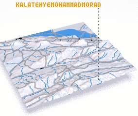 3d view of Kalāteh-ye Moḩammad Morād