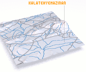 3d view of Kalāteh-ye Mazīnān