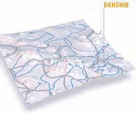 3d view of Deh Shīb