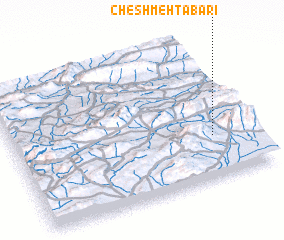 3d view of Cheshmeh Ţabarī