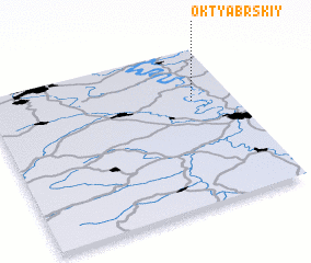 3d view of Oktyabr\