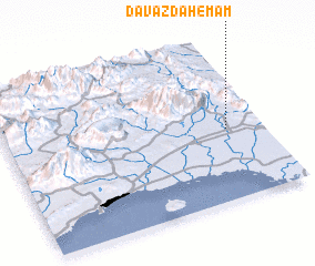 3d view of Davāzdah Emām