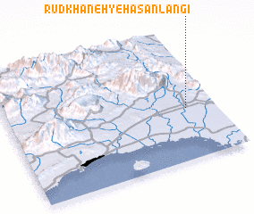 3d view of Rūdkhāneh-ye Ḩasan Langī