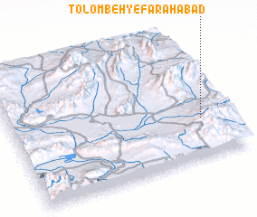 3d view of Tolombeh-ye Faraḩābād