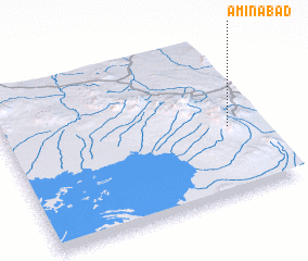 3d view of Amīnābād