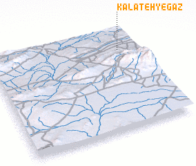 3d view of Kalāteh-ye Gaz