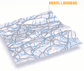 3d view of ‘Abdollāhābād