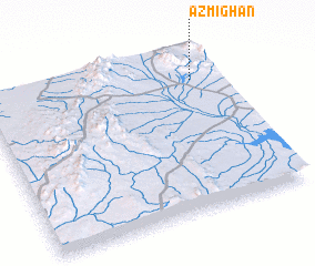 3d view of Azmīghān