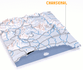 3d view of Chāh Semāl