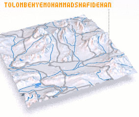 3d view of Tolombeh-ye Moḩammad Shafī‘ Dehān