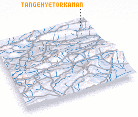 3d view of Tangeh-ye Torkaman