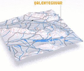 3d view of Qal‘eh-ye Gūvār