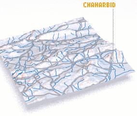 3d view of Chahār Bīd