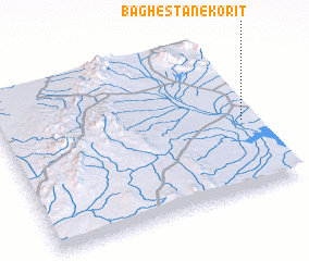 3d view of Bāghestān-e Korīt