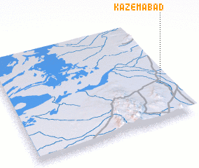 3d view of Kāz̧emābād