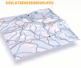 3d view of Dowlatābād-e Bahrāmjerd