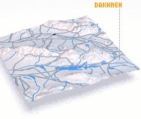 3d view of Dakhmeh