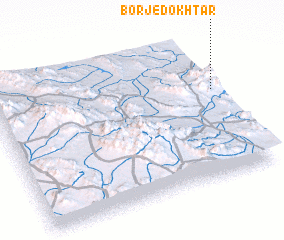 3d view of Borj-e Dokhtar