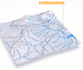 3d view of Deh Mohammad