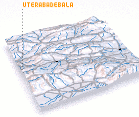 3d view of Ūterābād-e Bālā